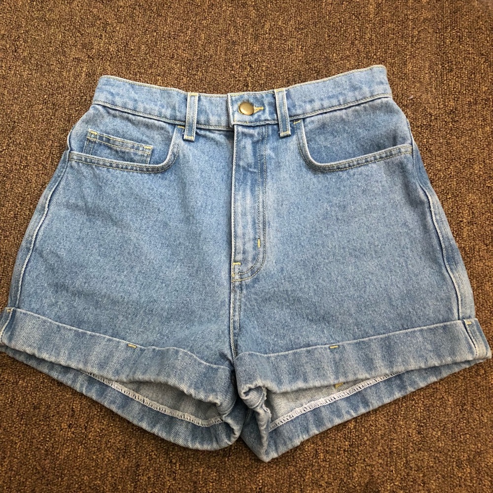 American Apparel High Waisted Shorts Size 27